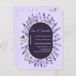 Amor y Lavanda | Invitación a ducha de novia con p