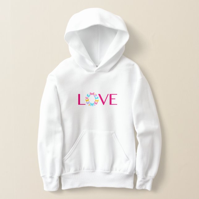 Amor y mariposas Hoodie (Distribución )