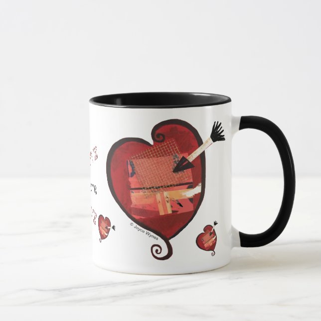 Amor y más amor 11oz. Taza (Derecha)