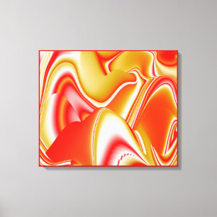 Amor y Oro Arte de Arcoíris Abstracto 3D