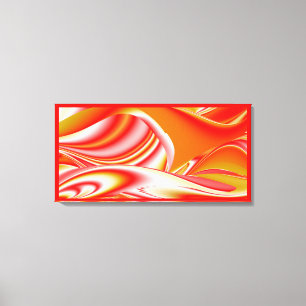 Amor y Oro Arte de Arcoíris Abstracto 3D