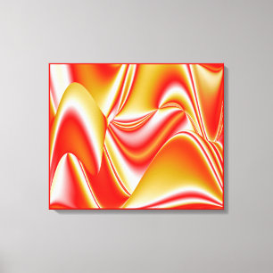 Amor y Oro Arte de Arcoíris Abstracto 3D