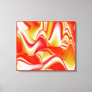 Amor y Oro Arte de Arcoíris Abstracto 3D