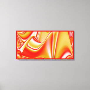 Amor y Oro Arte de Arcoíris Abstracto 3D