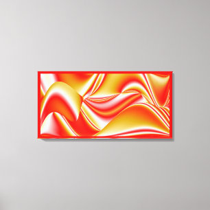 Amor y Oro Arte de Arcoíris Abstracto 3D