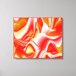 Amor y Oro Arte de Arcoíris Abstracto 3D