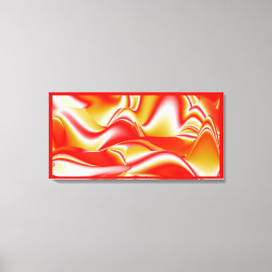 Amor y Oro Arte de Arcoíris Abstracto 3D