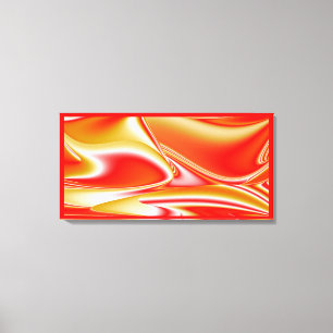 Amor y Oro Arte de Arcoíris Abstracto 3D