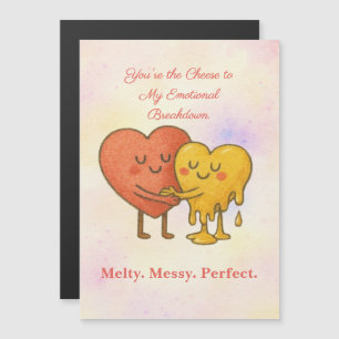 Amor y risas cursis - Tarjeta magnética divertida