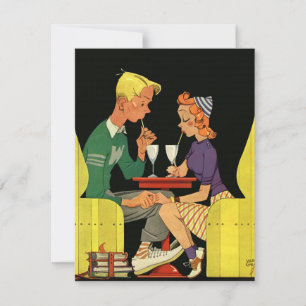 Amor y romance vintage, Invitación a la tienda de