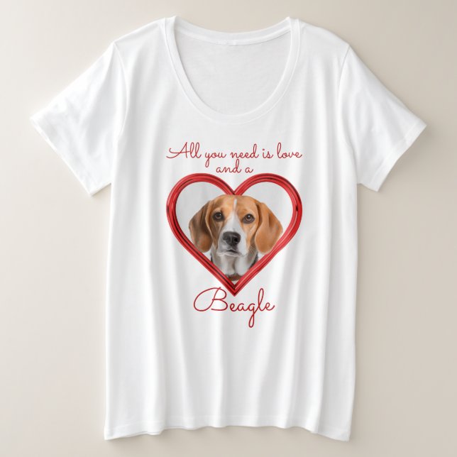 Amor y un Beagle (Anverso del diseño)