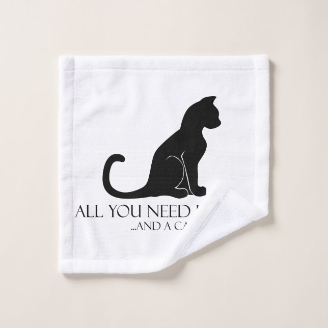 Amor y un gato (Toallita)