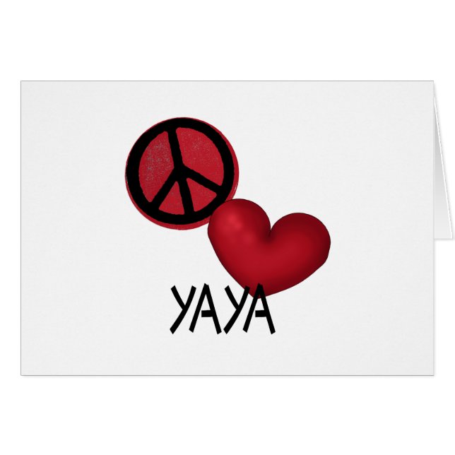 Amor YaYa de la paz (Anverso (Horizontal))