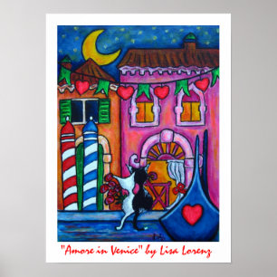 Amore en la impresión de la pintura de Venecia