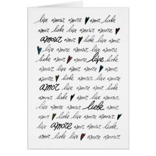 "Amorío Amore Liebe Amor del amor "