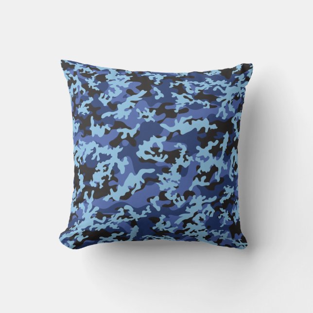 Amortiguador azul de encargo de la almohada de (Anverso)