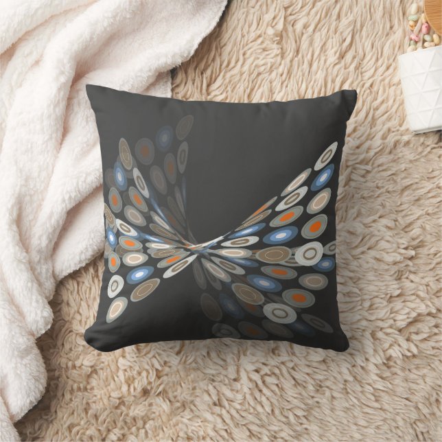 Amortiguador azul de la almohada del arte de (Manta)