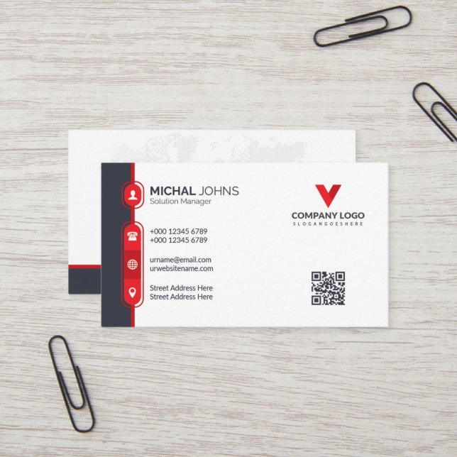 Amortización profesional de tarjetas de visita (Anverso/Reverso In Situ)