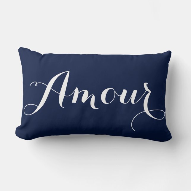 Amour Love Lumbar Cojín decorativo (Anverso)