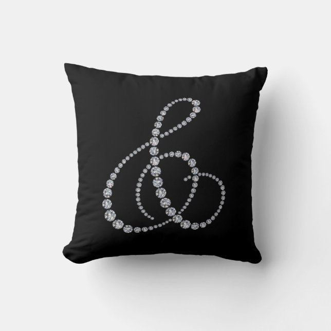 Ampersand bling almohada (Anverso)