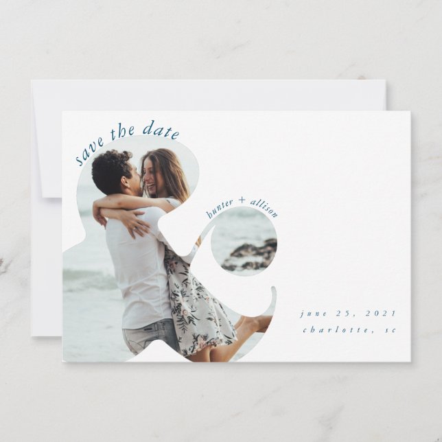 Ampersand | Guardar la invitación de fecha (Anverso)