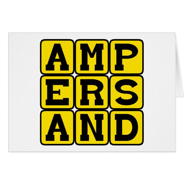 Ampersand, tipo de puntuación (Anverso (Horizontal))