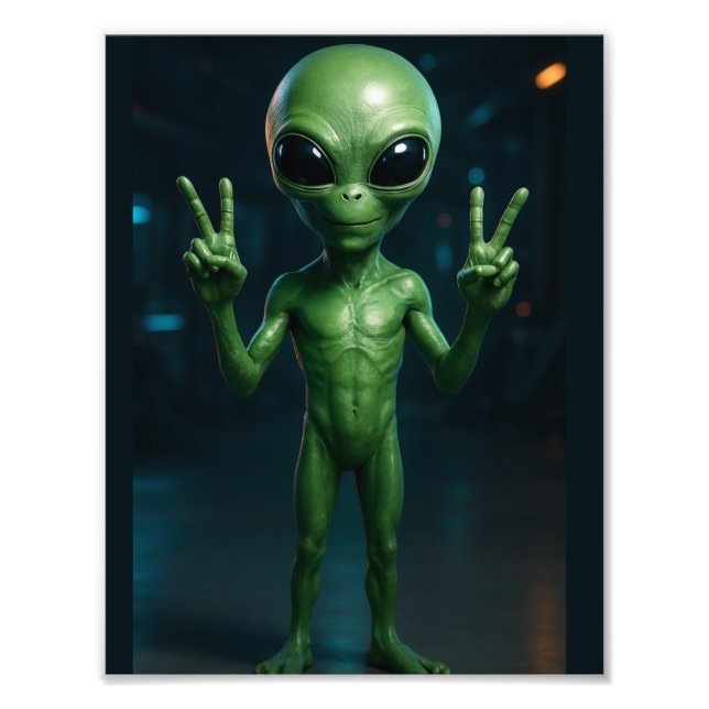 AMPLIAÇÃODE FOTO Extraterrestre futurista (Frente)