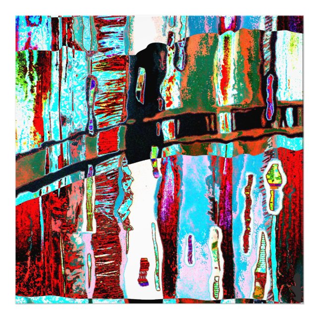 Ampliación de Foto – Colapso Reflexión Abstracto  (Frente)