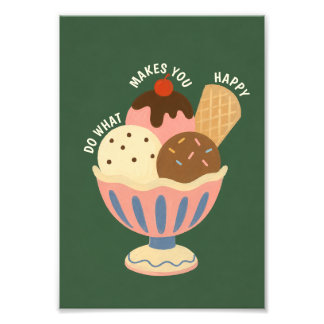 Ampliación de foto de helado sundae retro lindo
