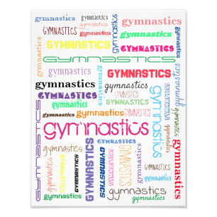 Ampliación de Foto de Tipografía de Gimnasia