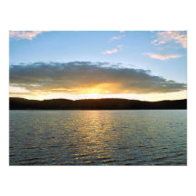 Ampliación de foto del atardecer