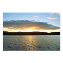 Ampliación de foto del atardecer