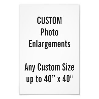 Ampliación de foto personalizada de 8"x12" hasta 4