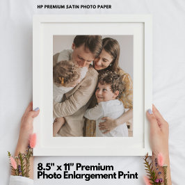 Ampliación de foto satinada Pro-Grade de 8,5" x 11