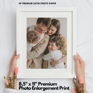 Ampliación de foto satinada Pro-Grade de 8,5" x 11