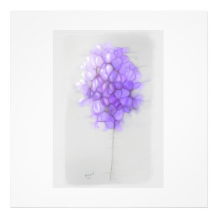 AMPLIACIÓN DE FOTOGRAFÍA DE FLORES MAUVE