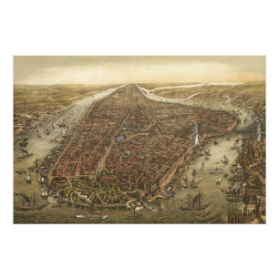 Ampliación de fotos antiguas de Nueva York en Manh