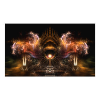 Ampliación de la foto de arte fractal de la tormen