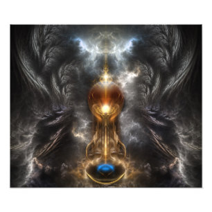Ampliación De La Foto De Arte Fractal Ligero