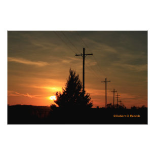 Ampliación de la foto de Kansas Colorful Sunset