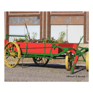 Ampliación de la foto de Kansas Wooden Wagon