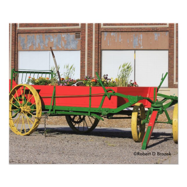 Ampliación de la foto de Kansas Wooden Wagon (Frente)