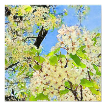 Ampliación de la foto de la acuarela del árbol de 