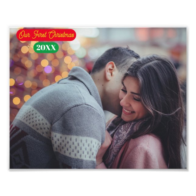 Ampliación de la foto - Nuestra primera Navidad -  (Frente)