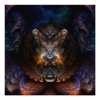 Ampliación de la fotografía de arte fractal ortogr