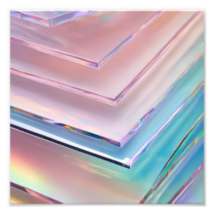 Ampliación de la fotografía de vidrio holográfico