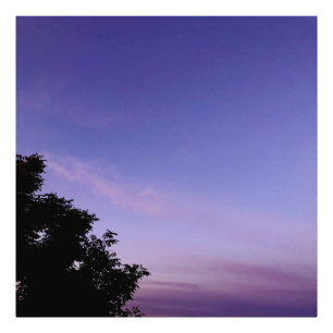 Ampliaciones estéticas de la foto del cielo morado