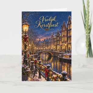 Amsterdam Canales Feliz Navidad