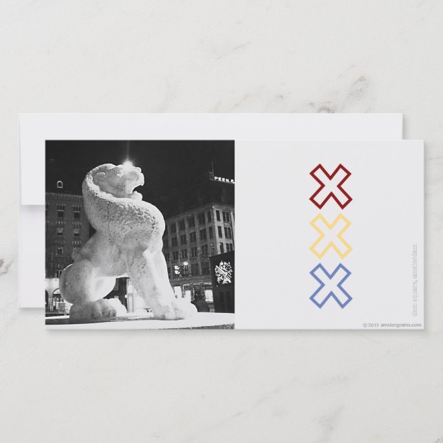 Amstergrama de león (Anverso)