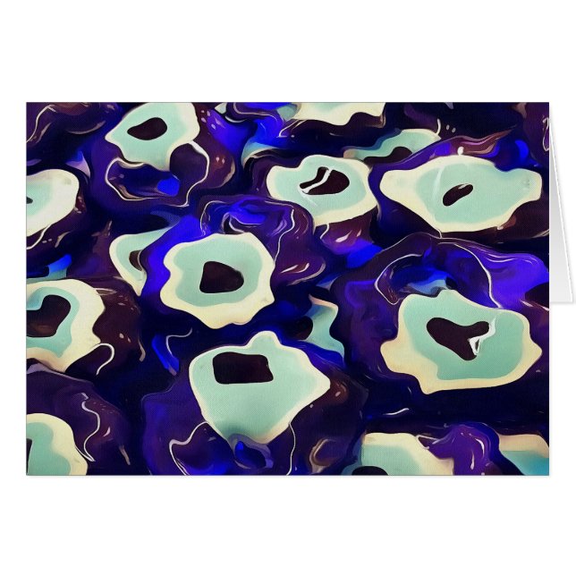 Amulet Bizarre Art en forma de ojo de Boncuk turco (Anverso (Horizontal))